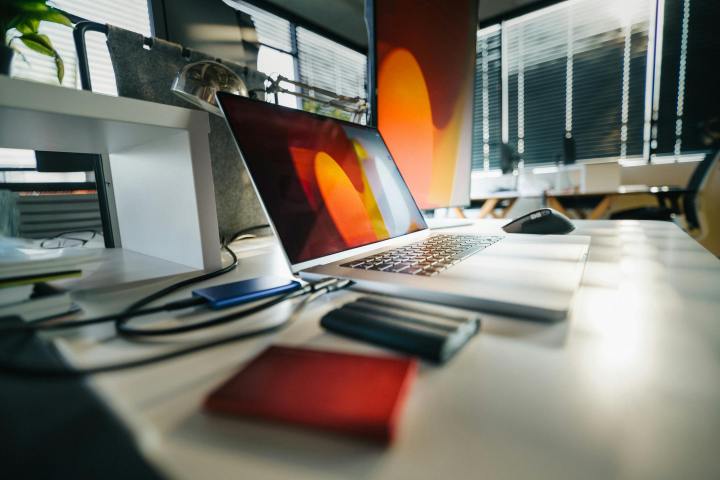 Modern office setting
